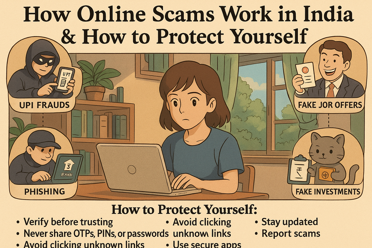 How Online Scams Work in India & How to Protect Yourself