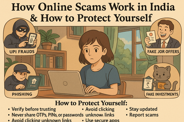 How Online Scams Work in India & How to Protect Yourself
